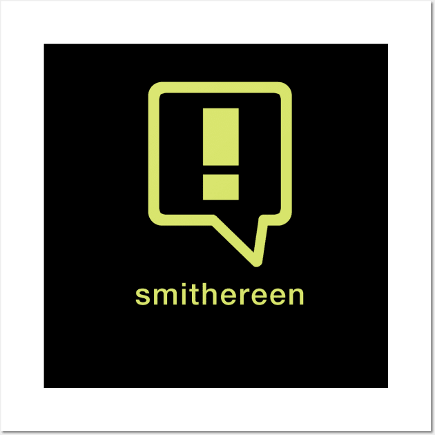 Smithereen App Logo Wall Art by GeekGiftGallery